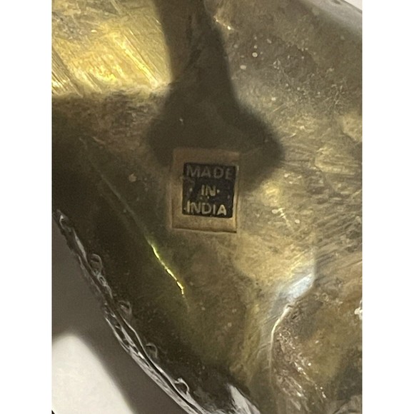 Set Of 3 Very Detailed BRASS ELEPHANTS FAMILY Figures Made in India - Picture 10 of 15